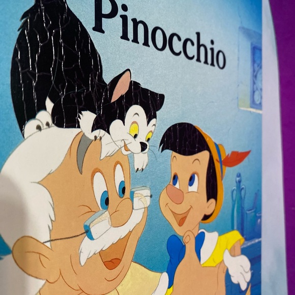 WALT DISNEY PINOCCHIO VINTAGE 1986 COLLECTABLE HARDCOVER BOOK GALLERY BOOKS 95p. - Picture 16 of 16